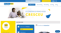 Desktop Screenshot of consorcioprimorossiabc.com.br
